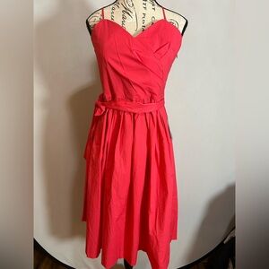 1901 Elegant Red Wrap Dress